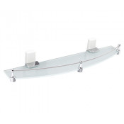 Leine K-5044WHITE Полка стеклянная с бортиком WasserKRAFT