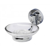 Мыльница стеклянная с держателем WasserKRAFT Rhein K-6229