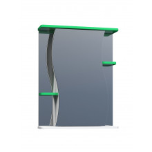 Шкаф зеркальный Vigo Alessandro 3 - 550 зеленый