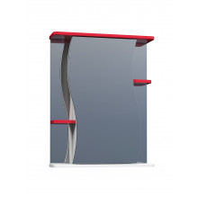 Шкаф зеркальный Vigo Alessandro 3 - 550 красный
