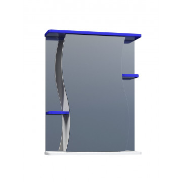 Шкаф зеркальный Vigo Alessandro 3 - 550 Синий