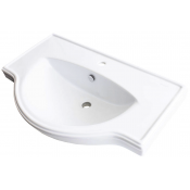 Раковина мебельная Sanita Luxe Classic 80 WB.FN/Classic/80-C/WHT.G/S1