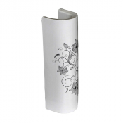 Пьедестал Sanita Luxe Art Flora PD.FS/Art/N/WHT.G/S1