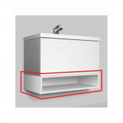 Полка под тумбу Am.Pm Gem 75 см M90OHX0750WG подвесная, цвет белый