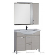 Комплект мебели для ванной Aquanet Донна 100 белый дуб 169194