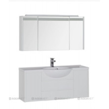Комплект мебели для ванной Aquanet Лайн 120 белый 167608