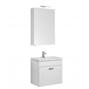 Комплект мебели для ванной Aquanet Рондо 60 белый, зеркало камерино 195697