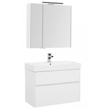 Комплект мебели для ванной Aquanet Бруклин 85 белый 207801