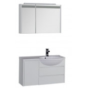 Комплект мебели для ванной Aquanet Лайн 90 R белый 164956