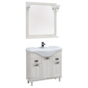 Комплект мебели Aquanet Тесса Декапе 85 жасмин/серебро 207797