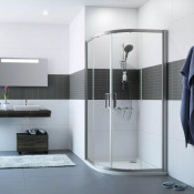 Душевой уголок Huppe Classics 2 раздвижной  полукруг 100см C20613.069.321