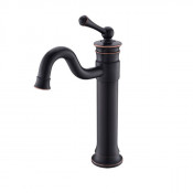 Смеситель для раковины-чаши Timo Adelia 6011/04F черный антик