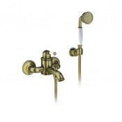 Смеситель для ванны с душем Timo Arisa 5314/02Y антик