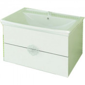 Тумба-умывальник Comforty Римини-60 белая с раковиной Comforty XD-S60 (без ножек)