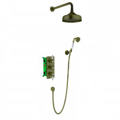 Душевая система скрытого монтажа с термостатом Timo Nelson SX-1391/02SM антик