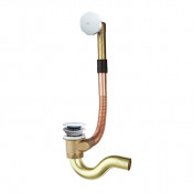 Слив-перелив Timo 8004/16 латунный белый