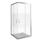 Душевое ограждение INFINITY CR-80-W-CH