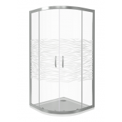Душевое ограждение INFINITY R-100-W-CH