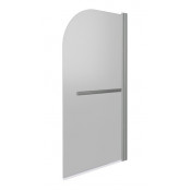 Шторка для ванны SCREEN H-HT-80-C-CH (1 ств.распашная+ручка, стекло 5 мм)