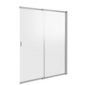 Шторка для ванны SCREEN SR-100-C-CH (2 ств.сдвижная со скрытым доводчиком,стекло 6 мм)