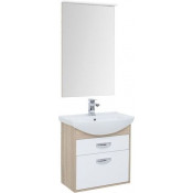 Комплект мебели Aquanet Грейс 65 дуб сонома/белый 198809