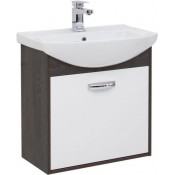 Тумба с раковиной Aquanet Грейс 65 дуб кантербери/белый 198376+182642