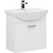 Тумба с раковиной Aquanet Ирис 65 белый 198382+182642