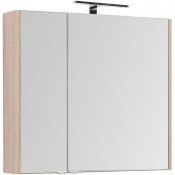 Зеркало-шкаф Aquanet Остин 85 дуб сонома 201729