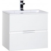 Тумба с раковиной Aquanet Алвита 60 белый 184301+181907 (213095)