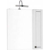 Зеркало-шкаф Aquanet Честер 85 патина серебро 186400