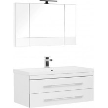 Мебель для ванной Aquanet Верона 100 белый подвесной 2 ящика 230318