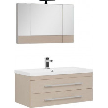 Комплект мебели для ванной Aquanet Нота 100 светлый дуб 230305