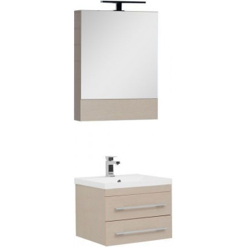 Комплект мебели для ванной Aquanet Нота 58 светлый дуб 230293