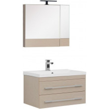 Комплект мебели для ванной Aquanet Нота 75 светлый дуб 231062