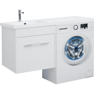 Тумба с раковиной Aquanet Августа 120 L белый 239781