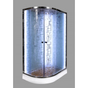 Душевая кабина Deto ЕМ 1512 R N с LED-подсветкой