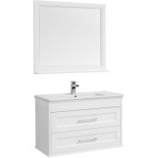 Комплект мебели для ванной Aquanet Бостон М 100 белый 251931