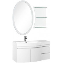 Комплект мебели для ванной Aquanet Опера 115 L белый 169414