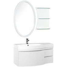 Комплект мебели для ванной Aquanet Опера 115 L белый 169448