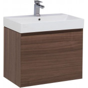 Тумба с раковиной Aquanet Нью-Йорк 70 орех 203946 + 198207