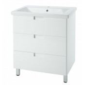 Тумба c раковиной Bellezza Пегас 100 белая