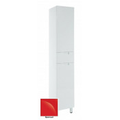 Шкаф-пенал Bellezza Пегас 35 с бельевой корзиной L красный