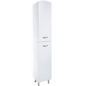 Шкаф-пенал Bellezza Амелия 35 с бельевой корзиной R белый