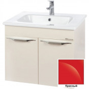 Тумба c раковиной Bellezza Альдо 60 подвесная красная