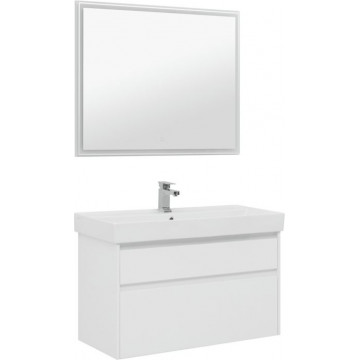 Комплект мебели Aquanet Nova Lite 100 белый (2 ящика) 243230