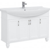 Тумба с раковиной Aquanet Валенса NEW 120 белый 238827+188774