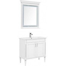 Комплект мебели для ванной Aquanet Селена 90 белый/серебро 233126