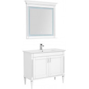 Комплект мебели для ванной Aquanet Селена 105 белый/серебро (2 дверцы) 233125