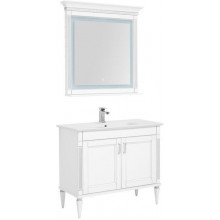 Комплект мебели для ванной Aquanet Селена 105 белый/серебро (2 дверцы) 233125