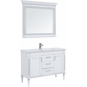 Комплект мебели для ванной Aquanet Селена 120 белый/серебро 233127